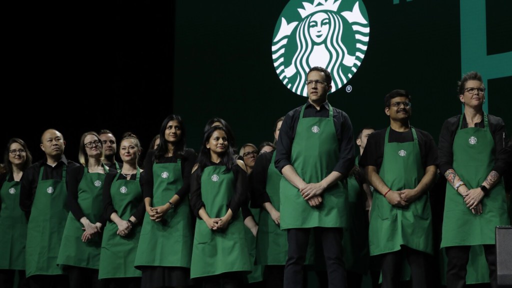 Starbucks imposes new limits on what baristas can wear under their green&nbsp;aprons