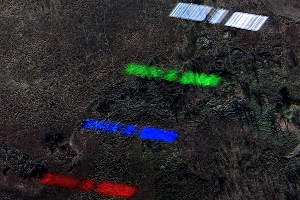 Google Earth Captures Trippy Image of Satellite Appearing 4 Times Over&nbsp;Texas